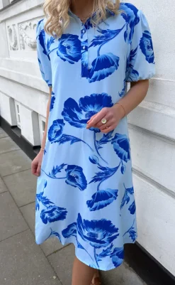 Kjole - Celeste - Blue Flower Kjoler