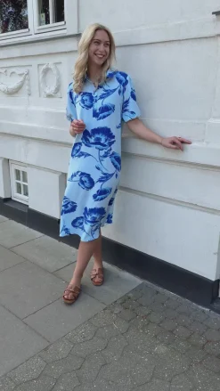 Kjole - Celeste - Blue Flower Kjoler