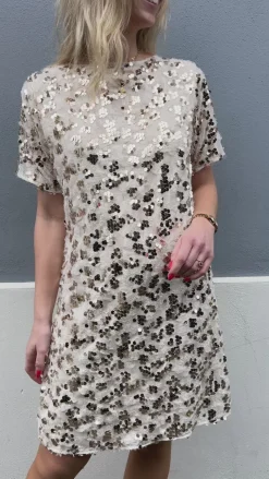 Hot Kjole - Rebecca Sequin - Champagne Kjoler