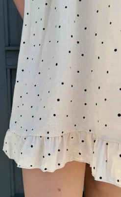 Discount Kjole - Catja Summer - Black Dots Kjoler