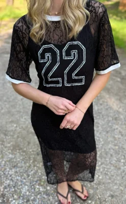 Best Kjole - Susanna Football - Black Lace (vendbar) Kjoler