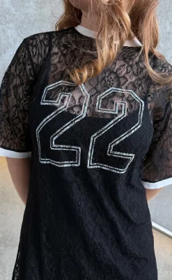 Best Kjole - Susanna Football - Black Lace (vendbar) Kjoler