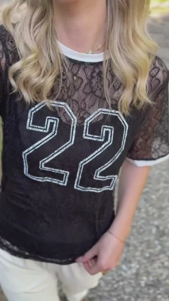 Best Kjole - Susanna Football - Black Lace (vendbar) Kjoler