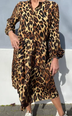 Kjole - Maiken - Leopard Kjoler