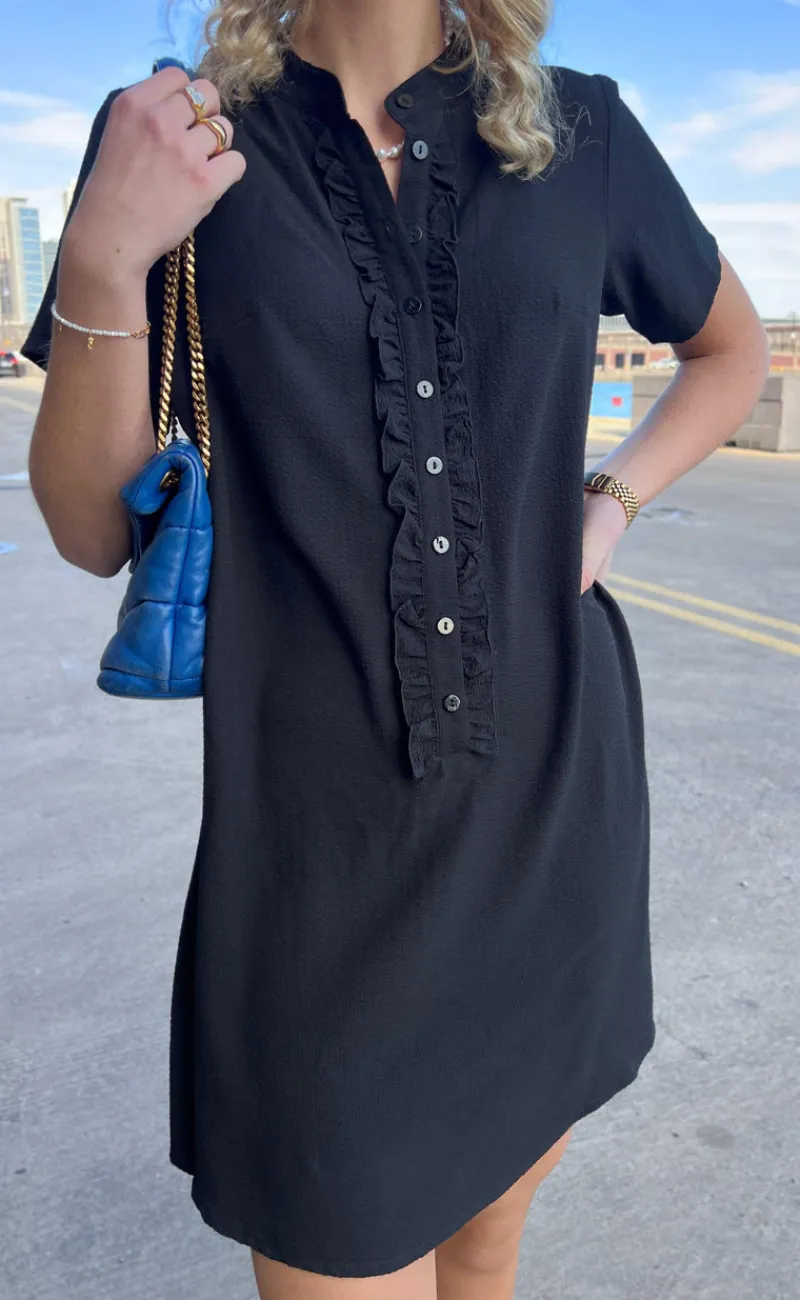 Online Kjole - Flora - Black Kjoler