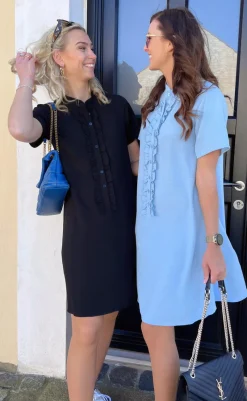 Online Kjole - Flora - Black Kjoler