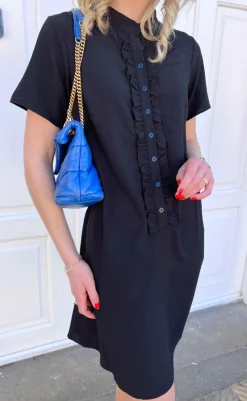 Online Kjole - Flora - Black Kjoler