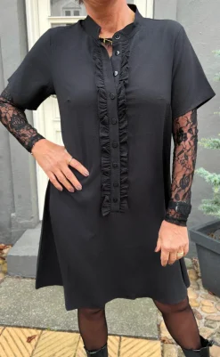 Online Kjole - Flora - Black Kjoler