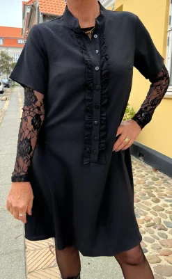 Online Kjole - Flora - Black Kjoler