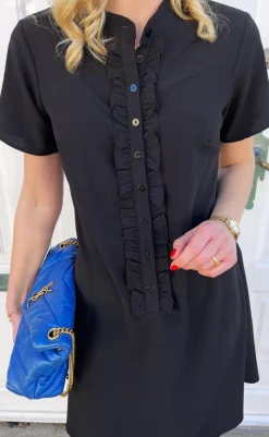 Online Kjole - Flora - Black Kjoler