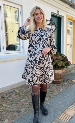 Hot Kjole - Hazel - Brown Leaf Kjoler