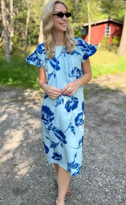 Kjole - Cecilia - Blue Flower Kjoler