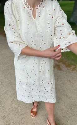 Sale Kjole - Milla - Off White Lace Kjoler