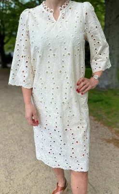 Sale Kjole - Milla - Off White Lace Kjoler