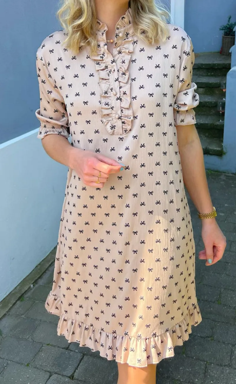 New Kjole - Philine - Camel Bow Kjoler