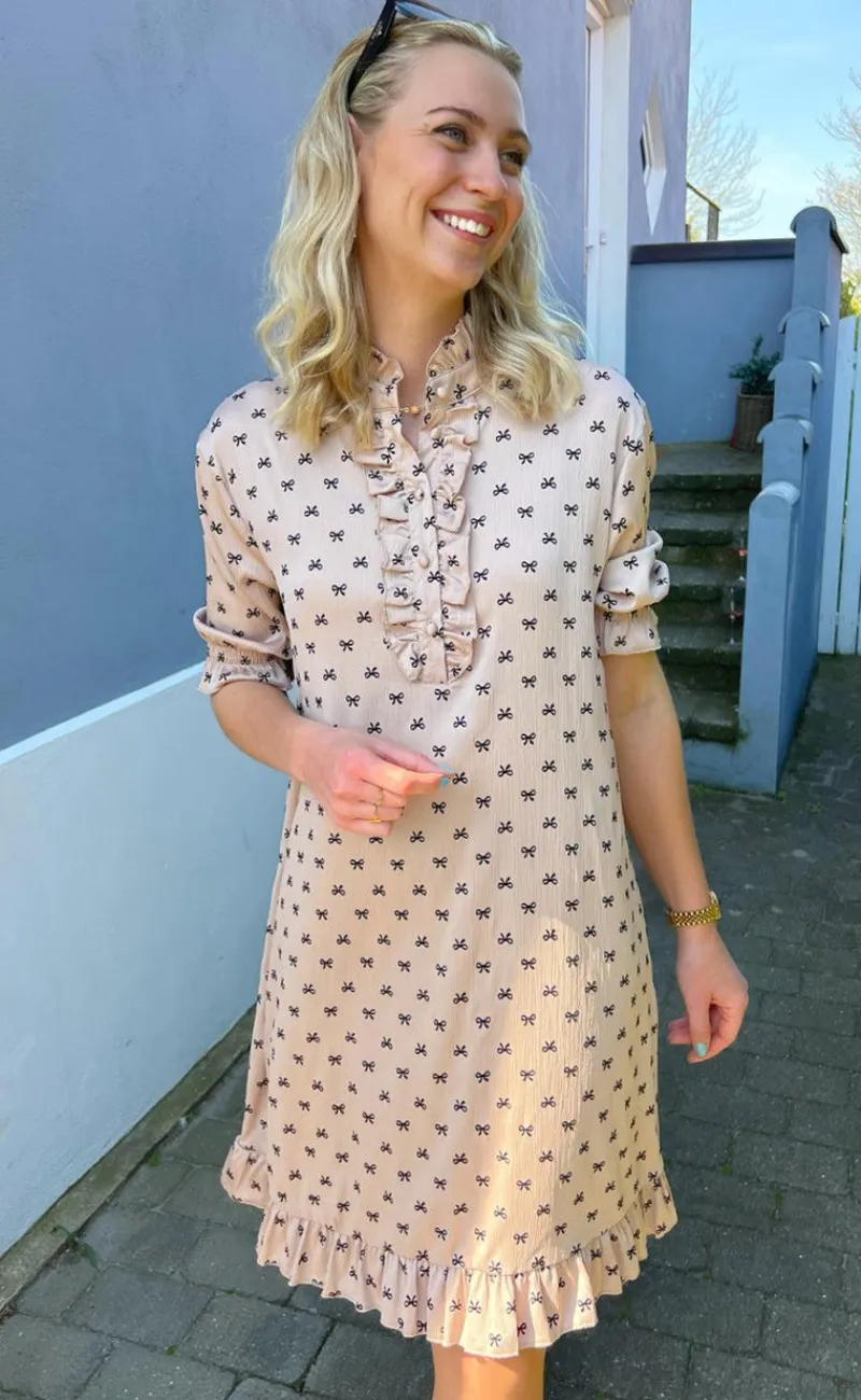 New Kjole - Philine - Camel Bow Kjoler