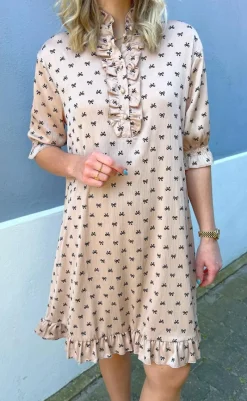 New Kjole - Philine - Camel Bow Kjoler