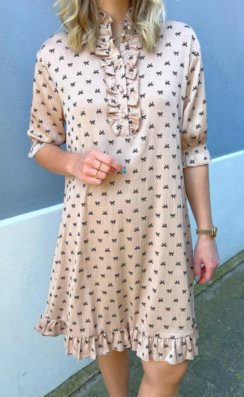 New Kjole - Philine - Camel Bow Kjoler