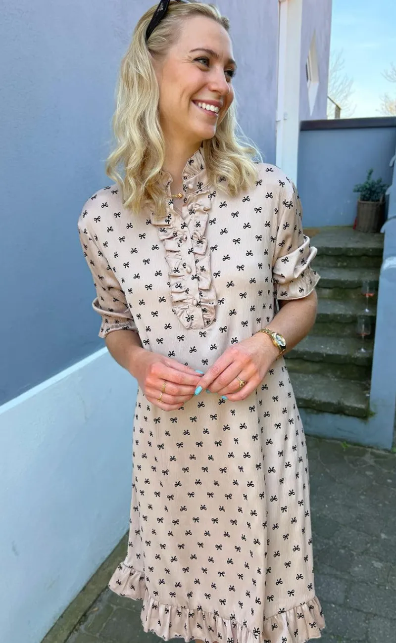 New Kjole - Philine - Camel Bow Kjoler