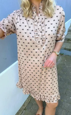 New Kjole - Philine - Camel Bow Kjoler