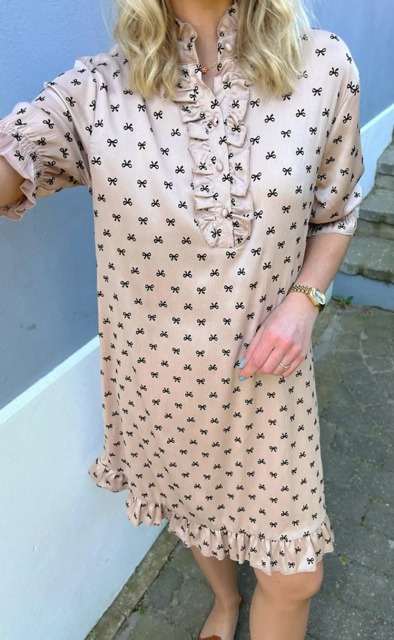 New Kjole - Philine - Camel Bow Kjoler