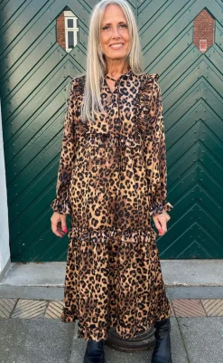 Kjole - Elina - Leopard Kjoler