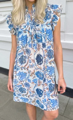 New Kjole - Emmi - Blue Flowers Kjoler