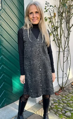 Sale Kjole - Ania Spencer - Grey Leopard Kjoler