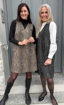 Sale Kjole - Ania Spencer - Grey Leopard Kjoler