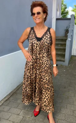 Outlet Kjole - Nellie - Leopard Kjoler