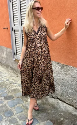 Outlet Kjole - Nellie - Leopard Kjoler