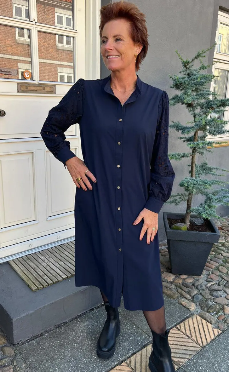 Clearance Kjole - Demi - Navy Blue Kjoler
