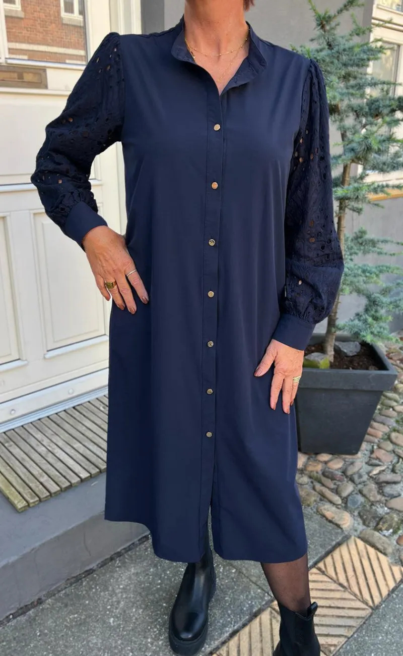 Clearance Kjole - Demi - Navy Blue Kjoler