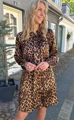 Clearance Kjole - Hazel - Leopard Kjoler