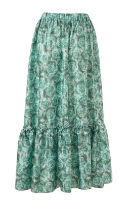 Nederdel - Hanna - Green Roses Nederdele