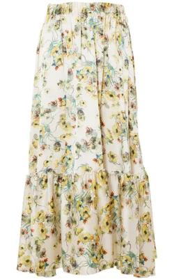 Discount Nederdel - Hanna - White Summer Nederdele