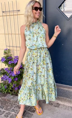 Clearance Nederdel - Hanna - Green Summer Nederdele