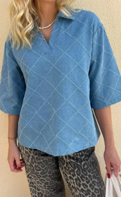 Best Polo / Skjorte - Patricia - Trendy Denim Skjorter