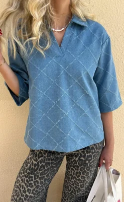 Best Polo / Skjorte - Patricia - Trendy Denim Skjorter