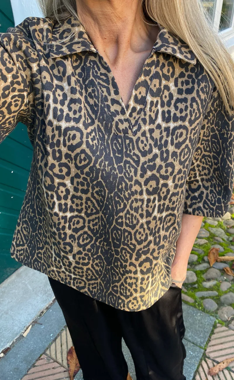 Discount Polo / Skjorte - Patricia - Leopard Skjorter