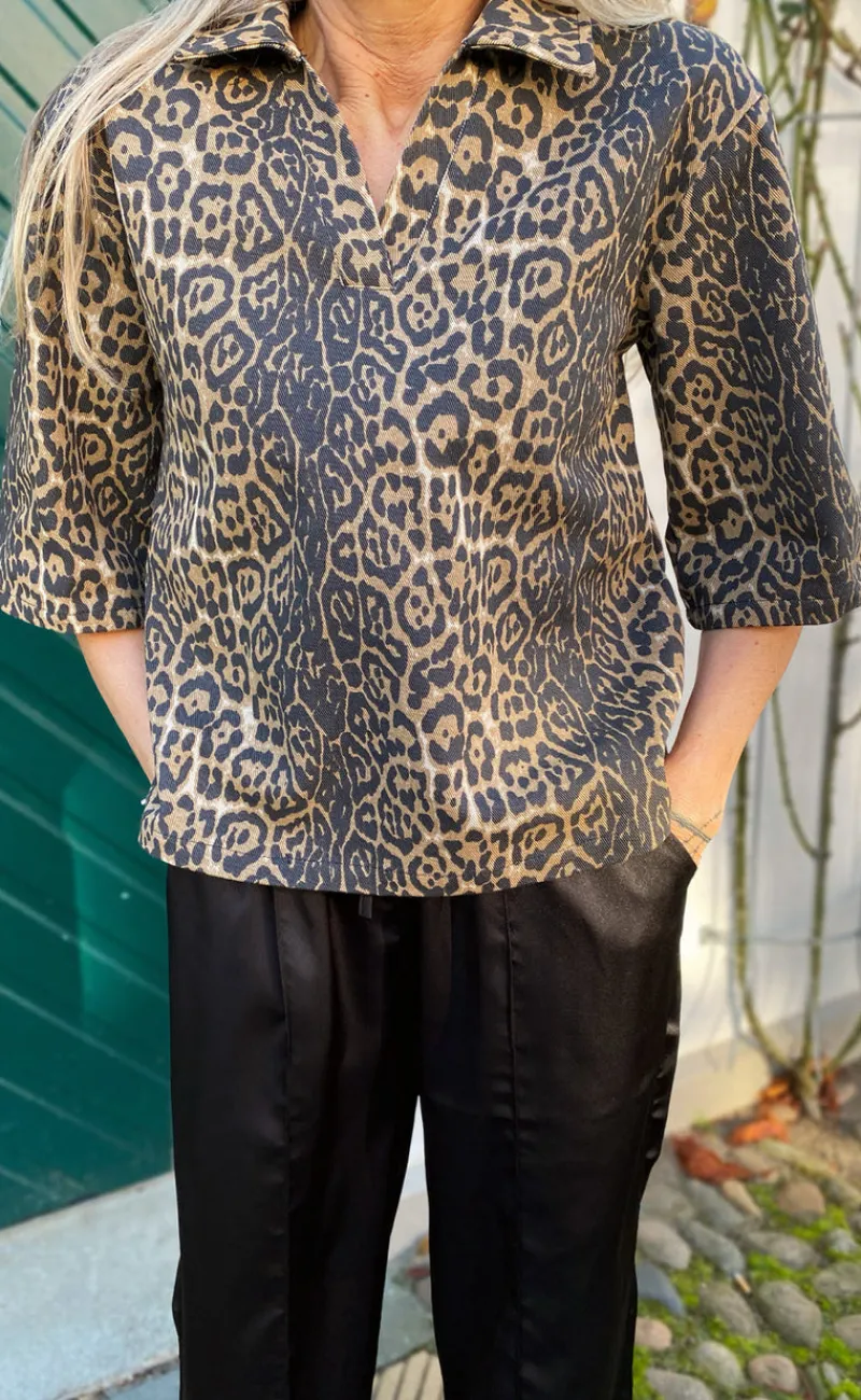 Discount Polo / Skjorte - Patricia - Leopard Skjorter