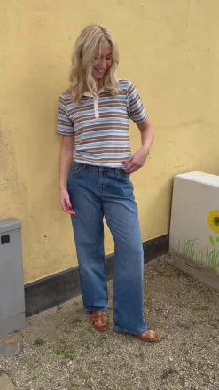 Best Polo T-Shirt - Pamela Summer - Red Striped T-shirts & Toppe