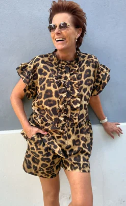 Hot Shorts - Liv - Leopard Shorts