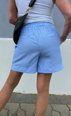 Clearance Shorts - Liv - Blue Striped Shorts