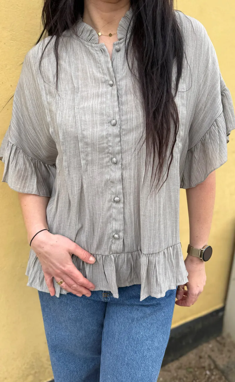 Online Skjorte - Michela - Greyish Skjorter