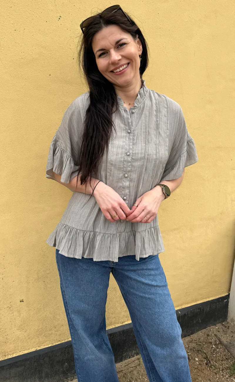 Online Skjorte - Michela - Greyish Skjorter