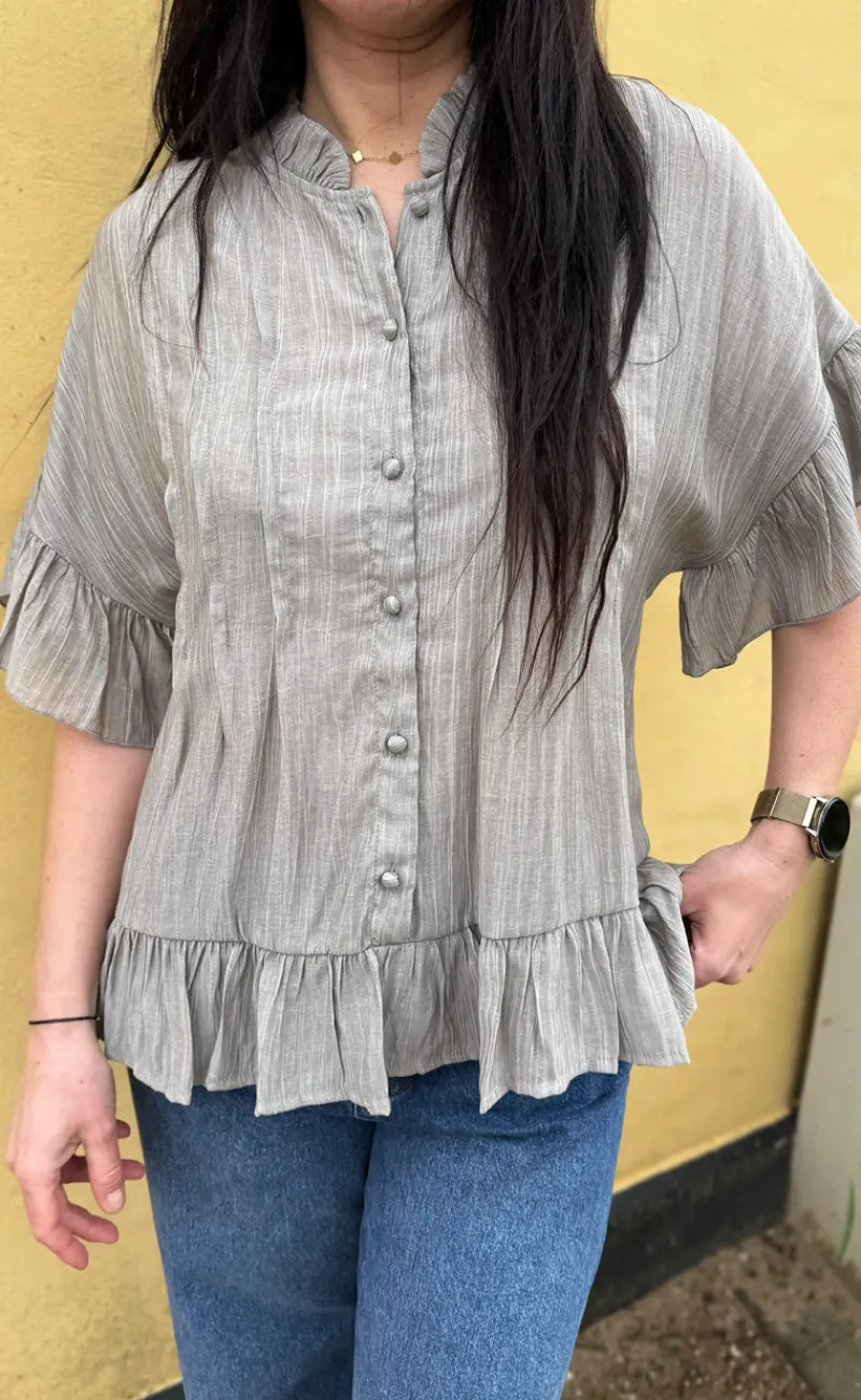 Online Skjorte - Michela - Greyish Skjorter
