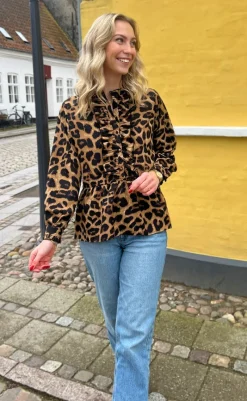 Online Skjorte - Evie - Leopard Skjorter
