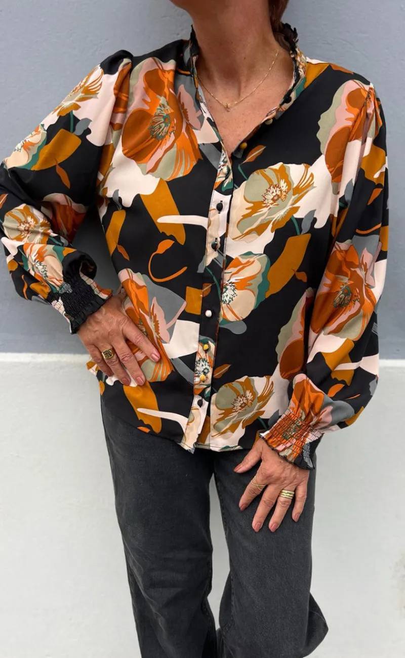 Hot Skjorte - Augusta - Mixed Big Flower Skjorter
