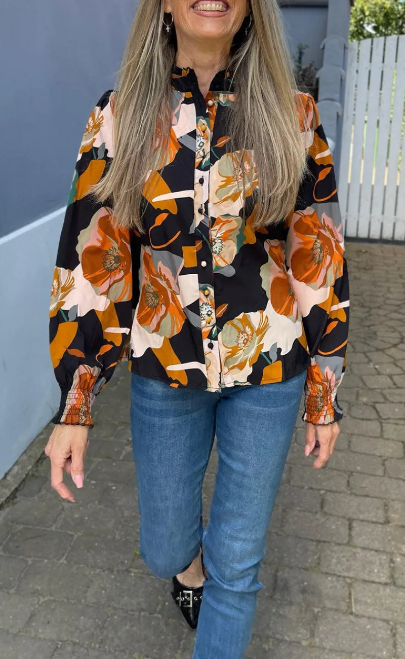 Hot Skjorte - Augusta - Mixed Big Flower Skjorter